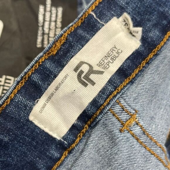 Refinery republic mens distress jean sz 38x32 refinery Denim Design Stretch nwot - Picture 12 of 12